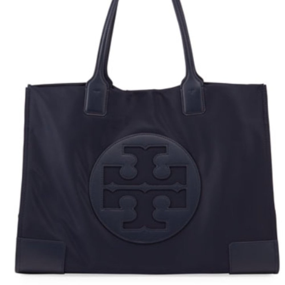 Tory Burch Ella Nylon Tote - Navy